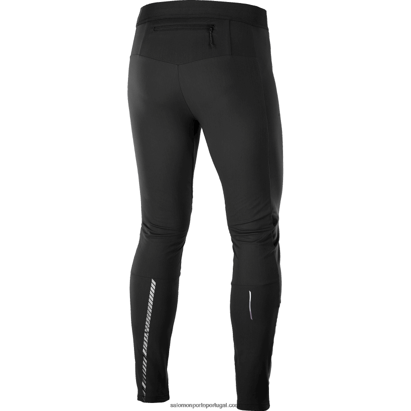 Salomon meia-calça masculina - gore-tex infinium windstopper 04D6V8255 preto profundo