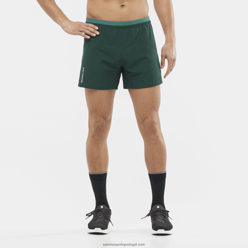 Salomon calções de homem - cruz 5 04D6V8274 pinheiro ponderosa