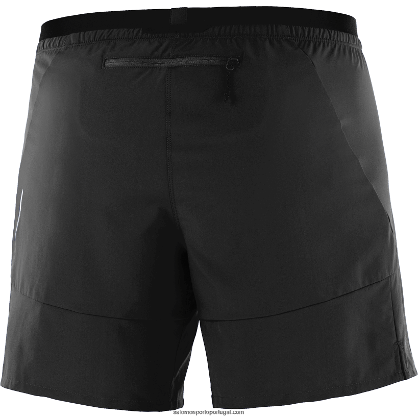 Salomon calções de homem - cruz 7 04D6V8295 preto profundo