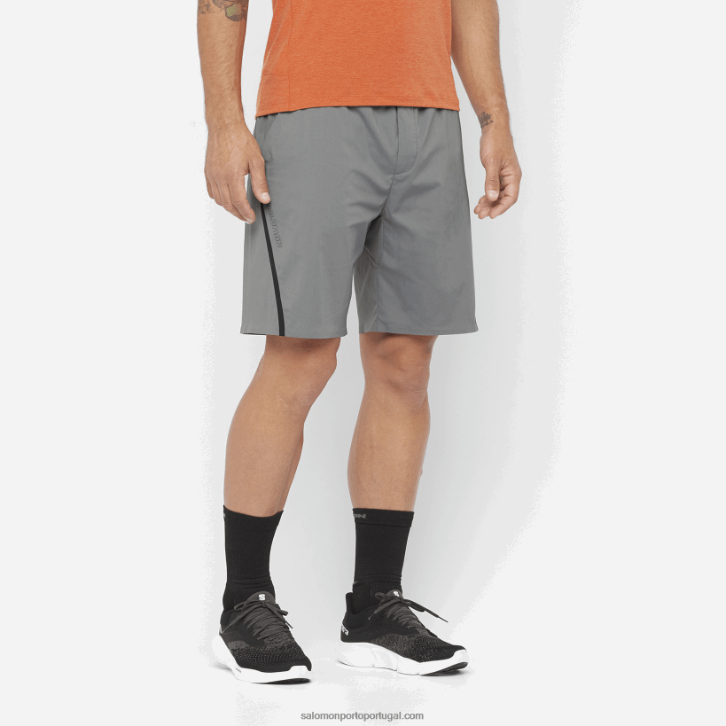 Salomon calções de homem - runlife 04D6V8263 sombra tranquila