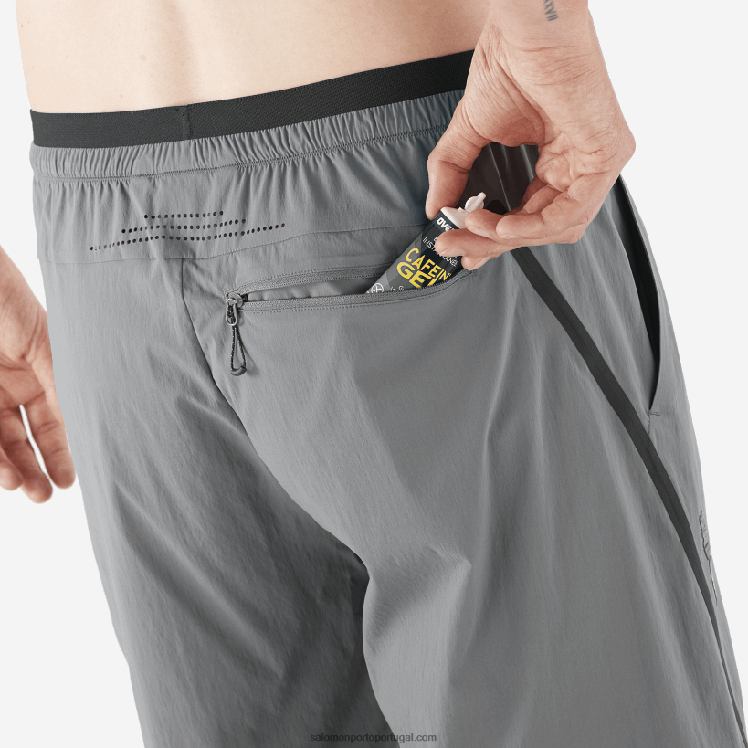 Salomon calções de homem - runlife 04D6V8263 sombra tranquila