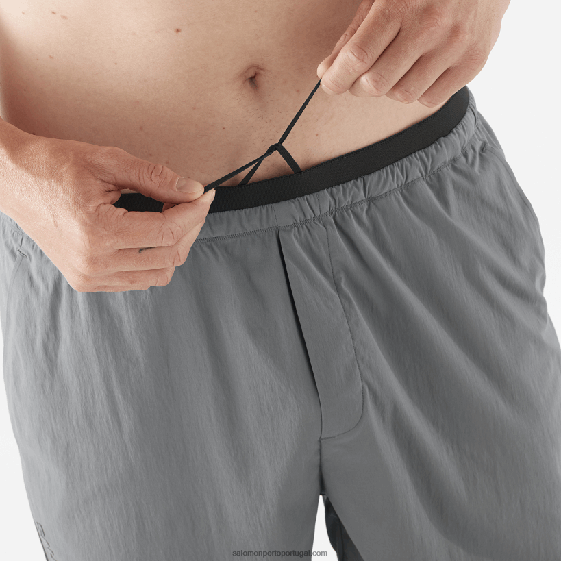 Salomon calções de homem - runlife 04D6V8263 sombra tranquila