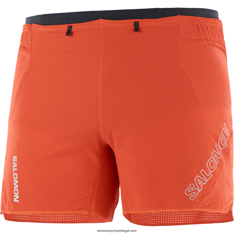Salomon calções de homem - sense aero 5 04D6V8291 vermelho flamejante