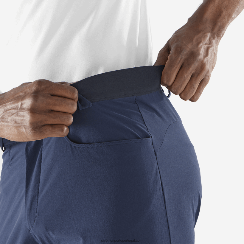 Salomon calções de homem - wayfarer 04D6V8297 íris azul marinho