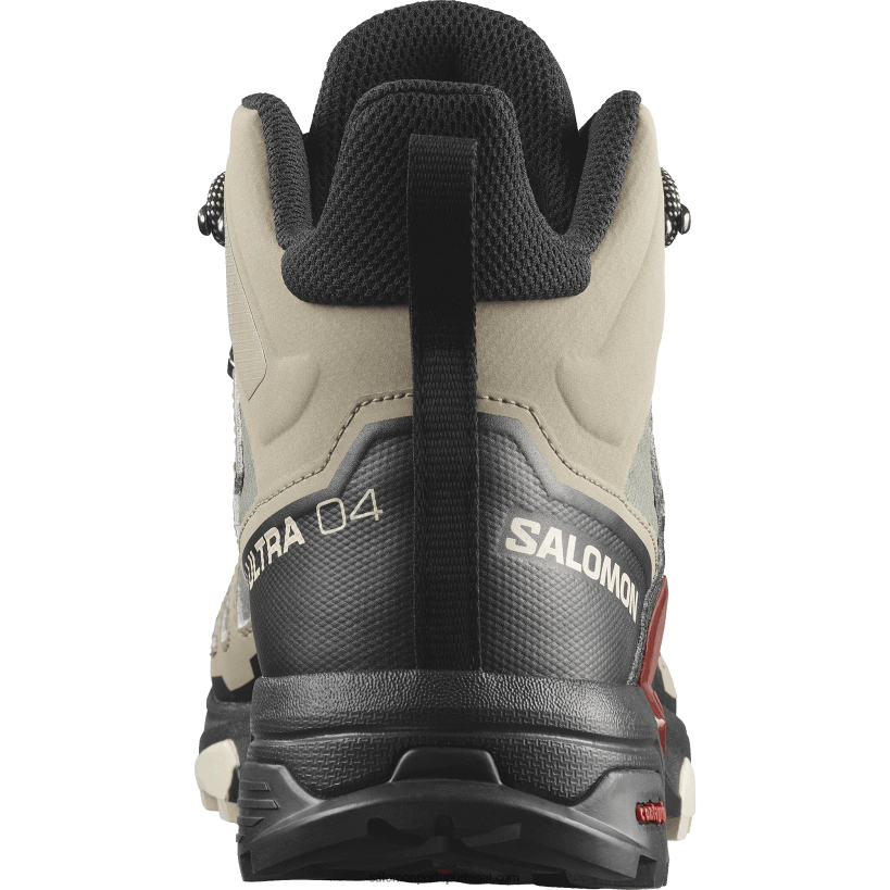 Salomon botas de caminhada para homem - x ultra 4 mid gore-tex 04D6V811 vintage caqui/preto/hena queimada
