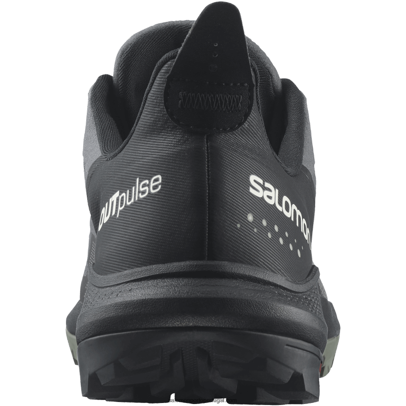 Salomon sapatos de caminhada masculinos - outpulse gore-tex 04D6V844 ímã/preto/ferro forjado