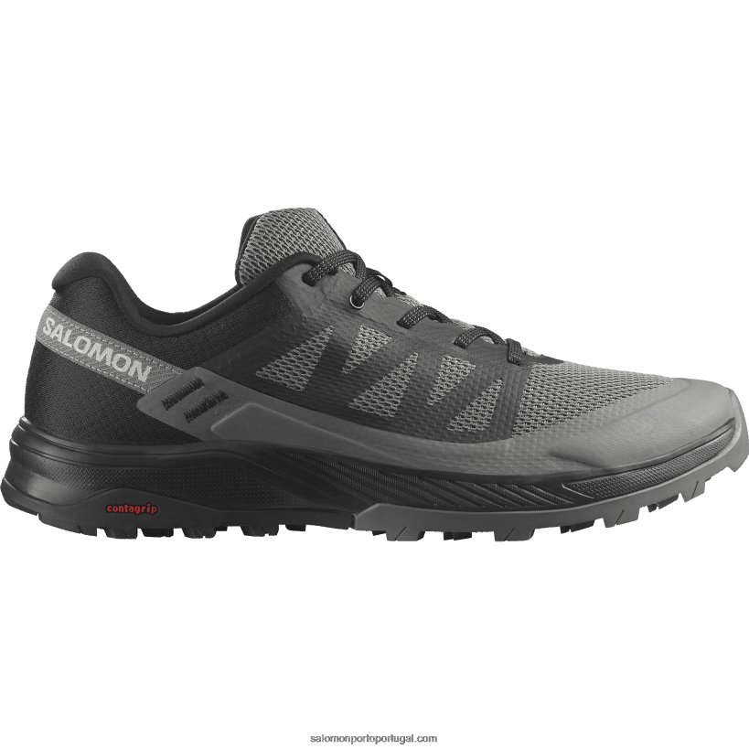 Salomon sapatos de caminhada masculinos - outrise 04D6V822 preto/estanho