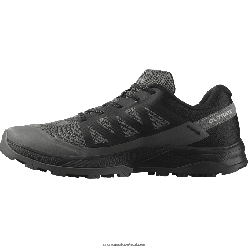 Salomon sapatos de caminhada masculinos - outrise 04D6V822 preto/estanho