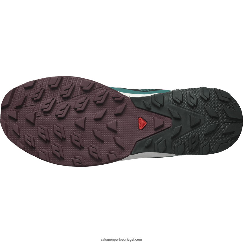 Salomon sapatos de caminhada masculinos - outrise clima à prova d'água 04D6V855 pinho ponderosa/chocolate amargo/gelo de baunilha