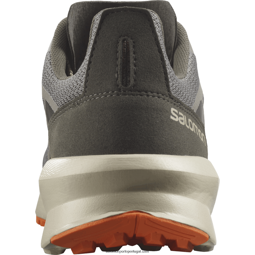 Salomon sapatos de caminhada masculinos - patrulha 04D6V848 estanho/cinza pena/íbis escarlate