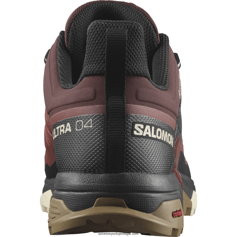 Salomon sapatos de caminhada masculinos - x ultra 4 gore-tex 04D6V815 hena queimada/preta/ouro fosco