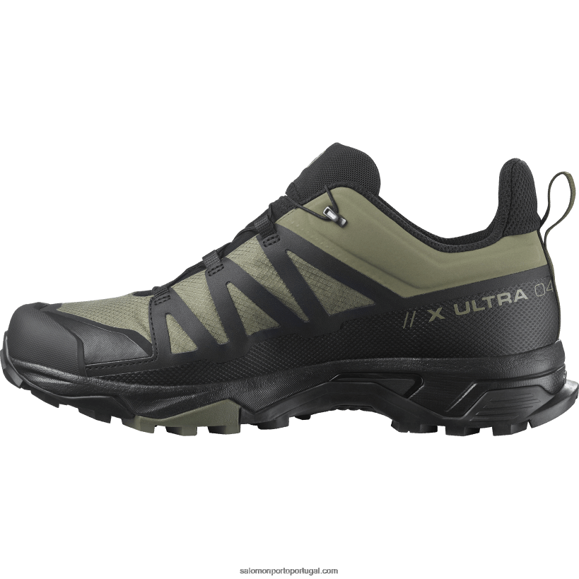Salomon sapatos de caminhada masculinos - x ultra 4 gore-tex 04D6V816 líquen profundo verde/preto/noite oliva