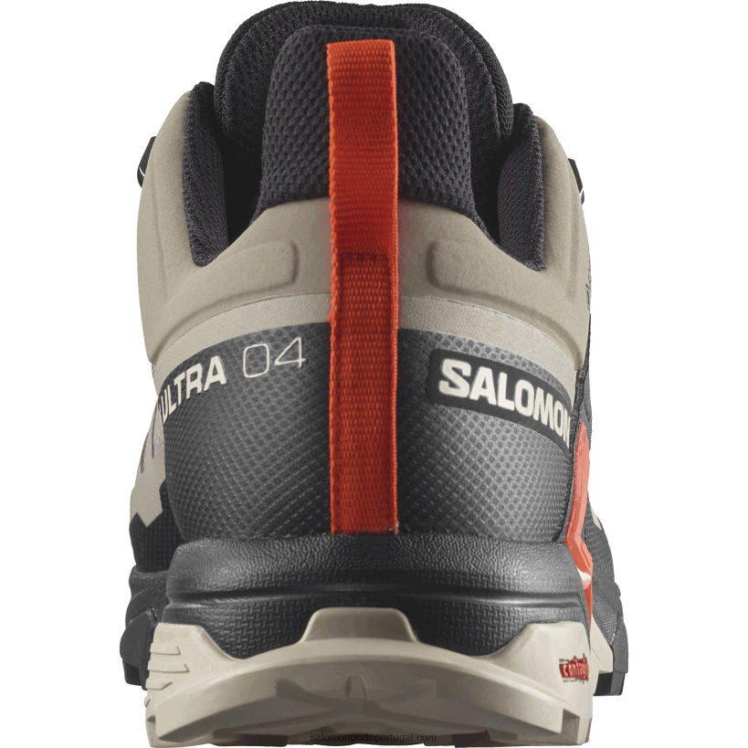 Salomon sapatos de caminhada masculinos - x ultra 4 gore-tex 04D6V818 cáqui vintage/preto/tomate cereja