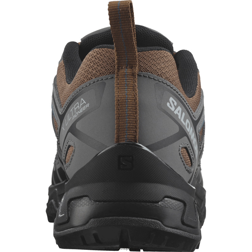 Salomon tênis de caminhada masculino - x ultra pioneiro aero 04D6V820 toffee/sombra tranquila/azul pato selvagem