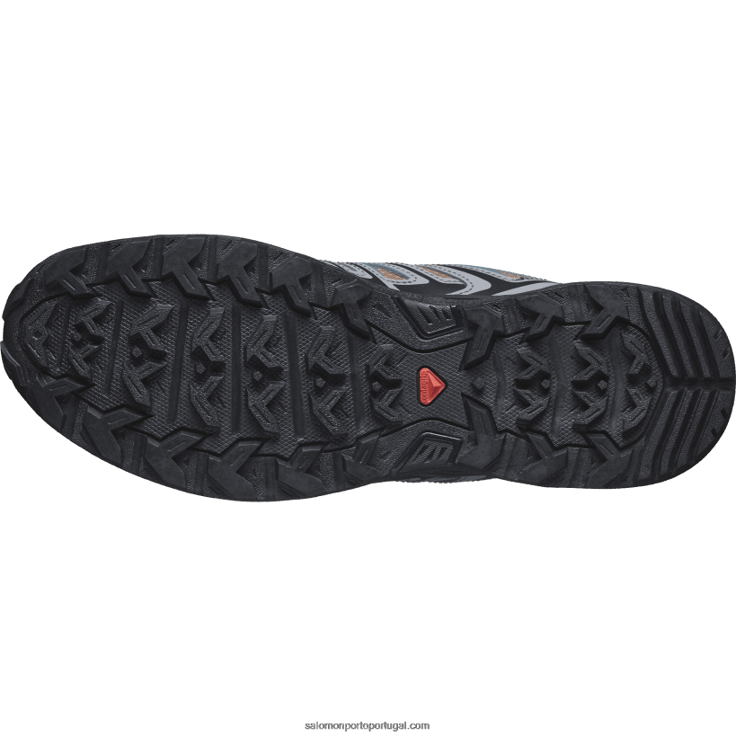 Salomon tênis de caminhada masculino - x ultra pioneiro aero 04D6V820 toffee/sombra tranquila/azul pato selvagem