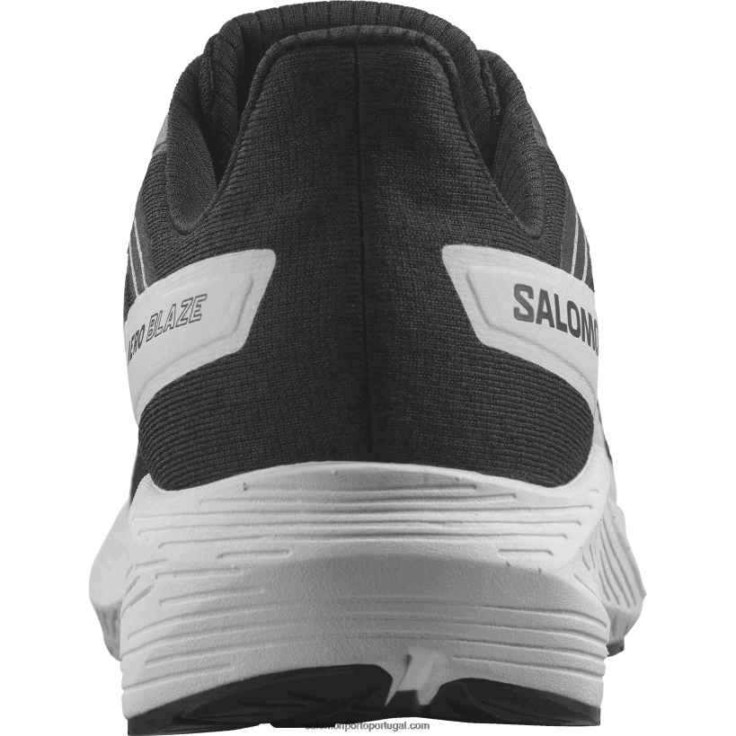 Salomon tênis de corrida masculino - aero blaze 04D6V81067 rocha negra/branca/lunar