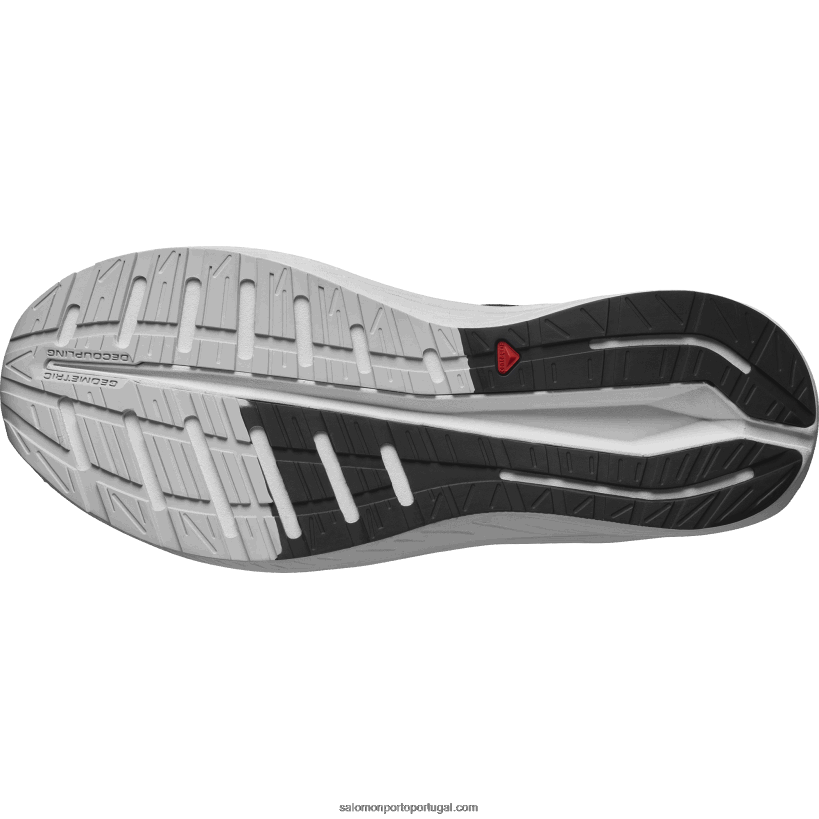 Salomon tênis de corrida masculino - aero blaze 04D6V81067 rocha negra/branca/lunar