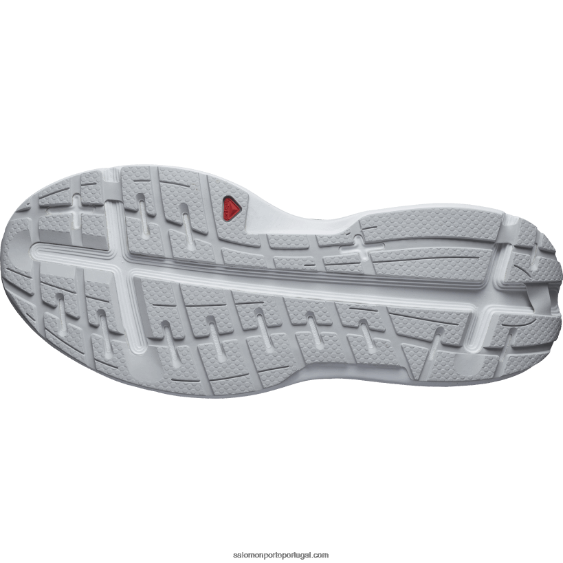 Salomon tênis de corrida masculino - aero glide 04D6V81063 cinzas azuis/safira escura/lima ensolarada