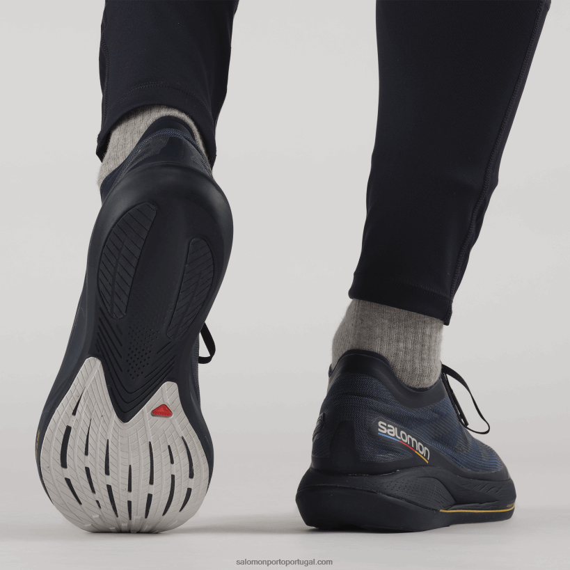 Salomon tênis de corrida masculino - fantasma 04D6V81071 humor índigo/céu noturno/rocha lunar