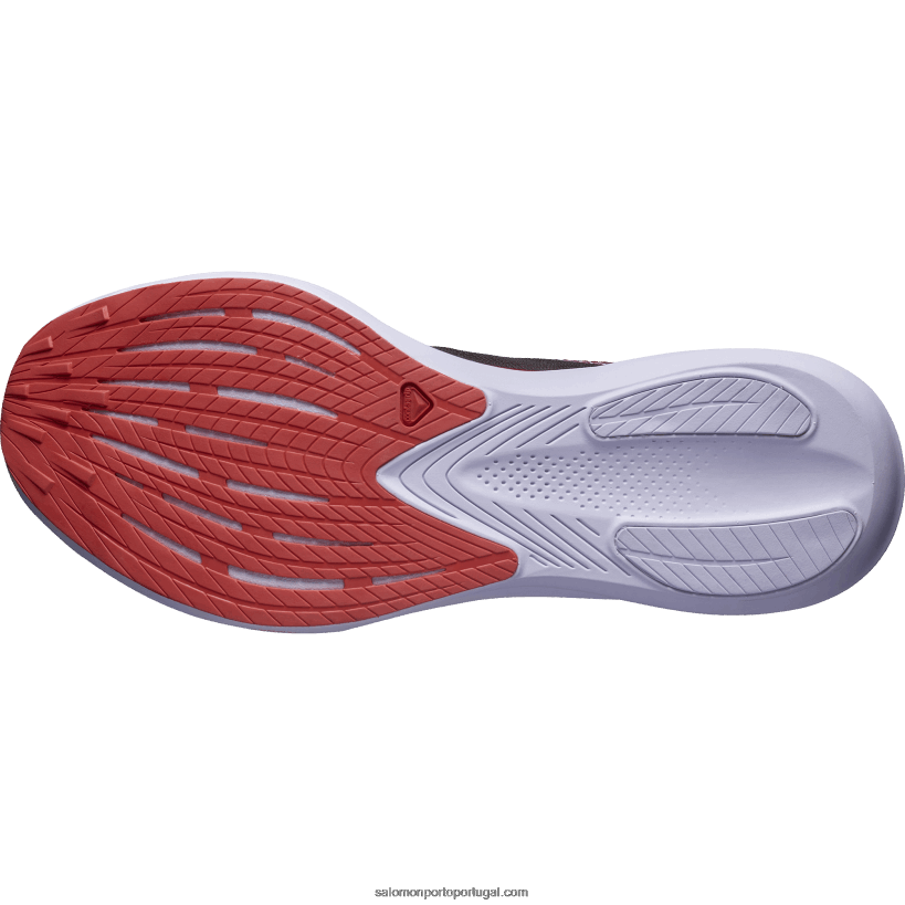 Salomon tênis de corrida masculino - fantasma 04D6V81072 ciclismo vermelho/roxo urze/laranja vibrante