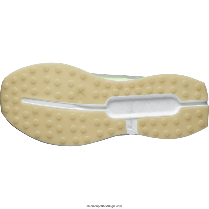 Salomon tênis de corrida masculino - índice 02 04D6V81070 branco/sálvia do deserto/amarelo de segurança