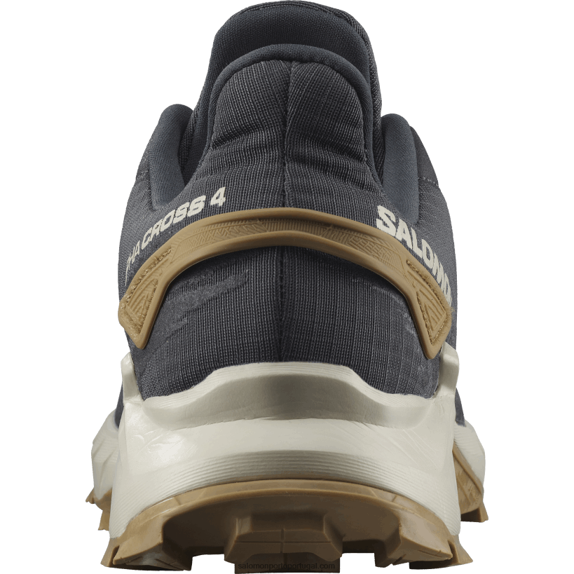 Salomon tênis de corrida masculino - alphacross 4 04D6V81483 ébano/dia chuvoso/fantasma