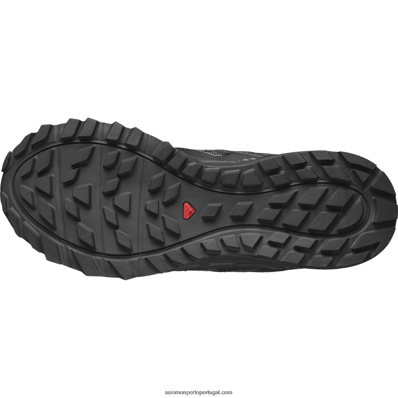 Salomon tênis de corrida masculino - andar 04D6V81486 preto/estanho/cinza geada