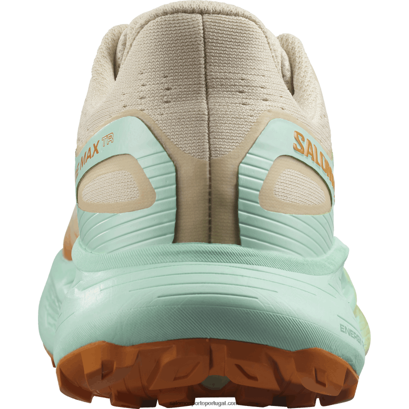 Salomon tênis de corrida masculino - glide max tr 04D6V81446 areia branqueada/mandioca/pimenta laranja