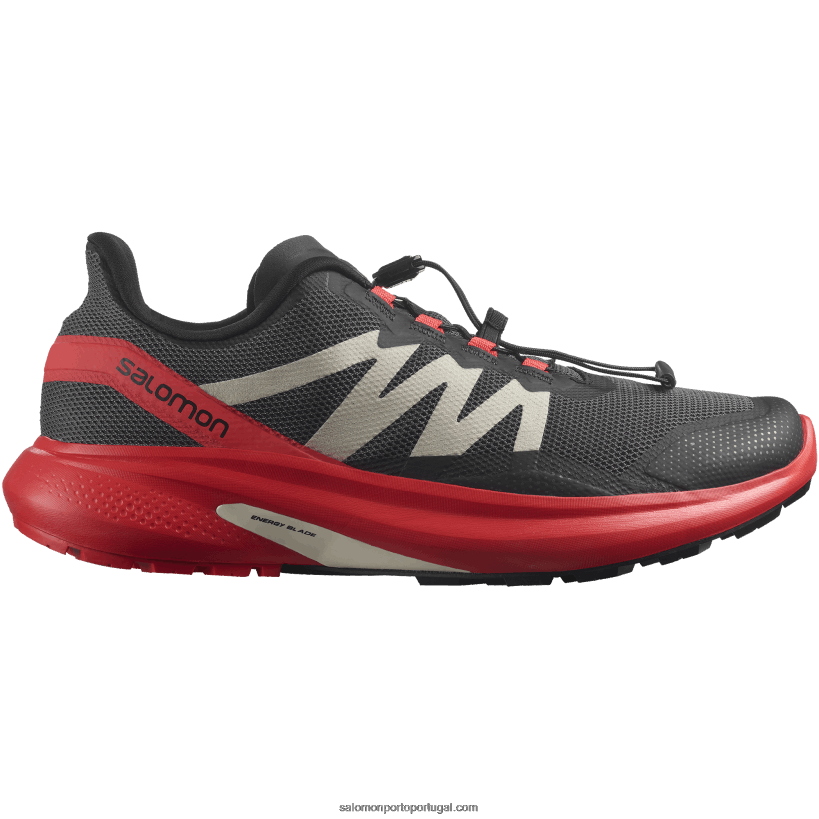 Salomon tênis de corrida masculino - hypulse 04D6V81484 imã/vermelho papoula/preto