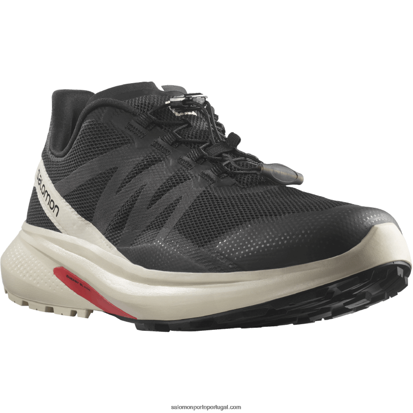 Salomon tênis de corrida masculino - hypulse 04D6V81485 dia preto/chuvoso