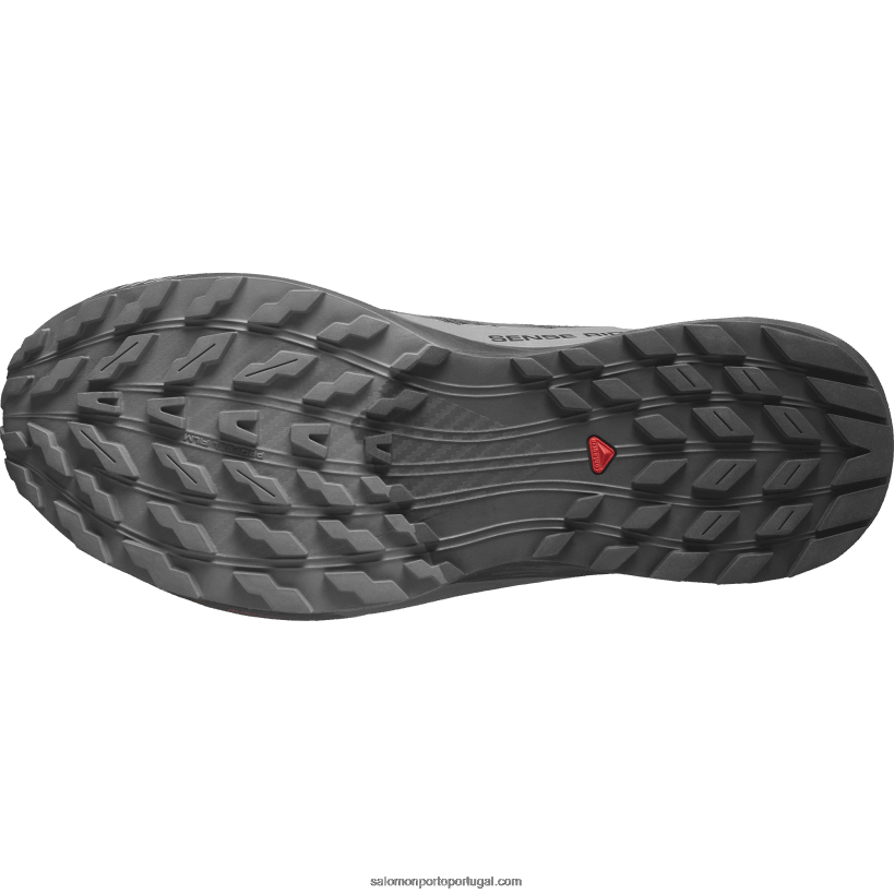 Salomon tênis de corrida masculino - sense ride 5 gore-tex 04D6V81444 preto/ímã