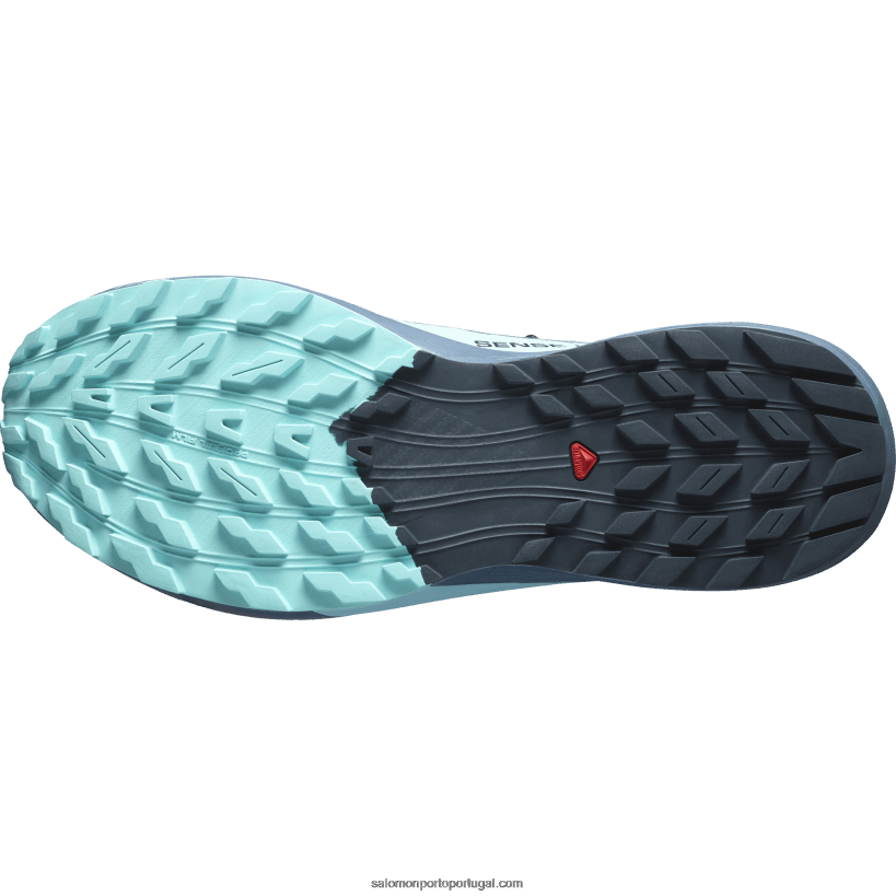 Salomon tênis de corrida masculino - sense ride 5 gore-tex 04D6V81445 carbono/radiância azul/azul china