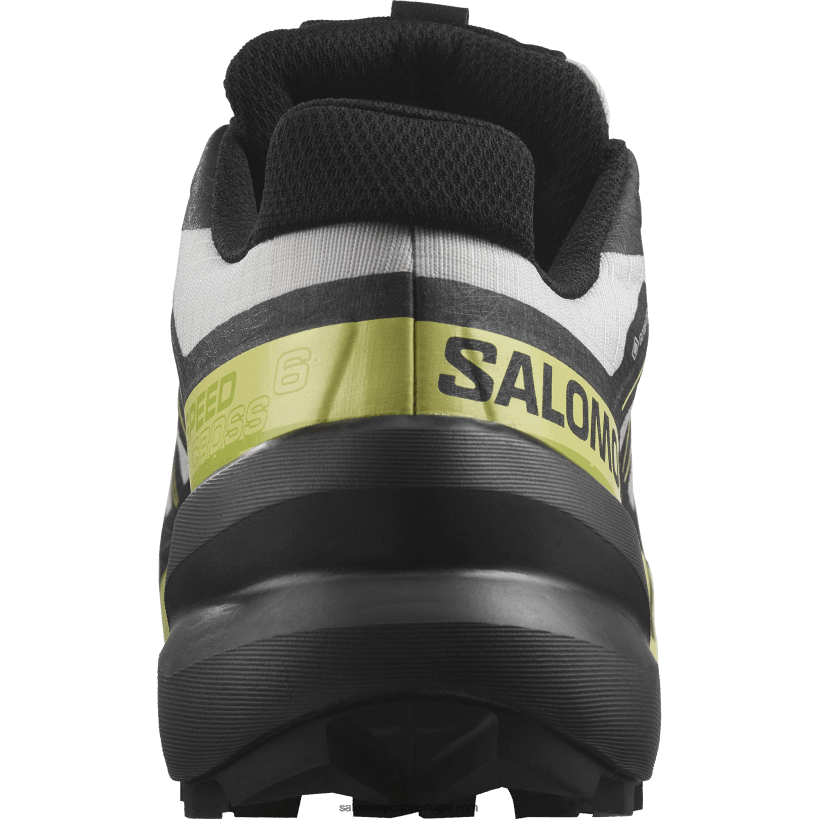 Salomon tênis de corrida masculino - speedcross 6 gore-tex 04D6V81468 rocha lunar/preta/lima ensolarada