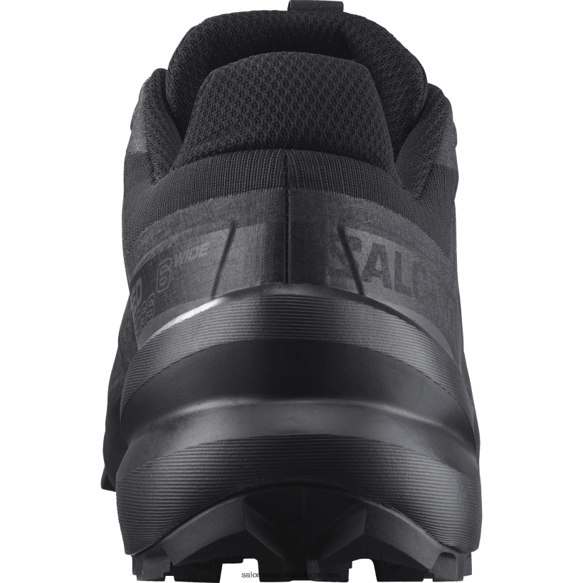 Salomon tênis de corrida masculino - speedcross 6 largo 04D6V81471 preto/fantasma