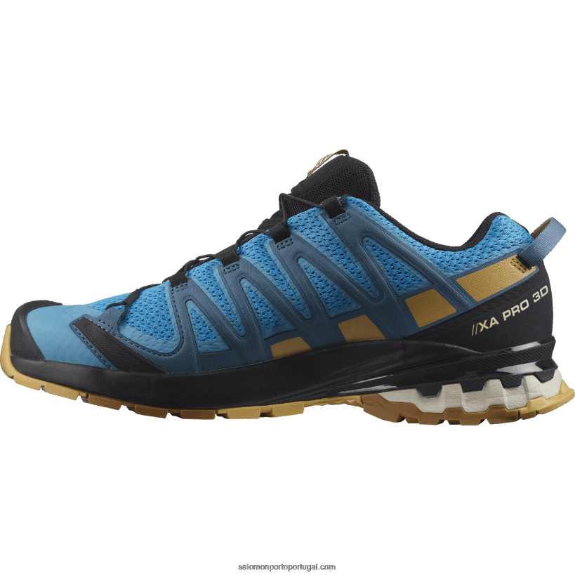 Salomon tênis de corrida masculino - xa pro 3d v8 04D6V81480 recife de barreira/folha de outono/marrom bronze