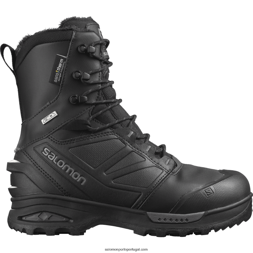 Salomon botas de inverno masculinas - toundra pro clima à prova d'água 04D6V81079 preto/ímã