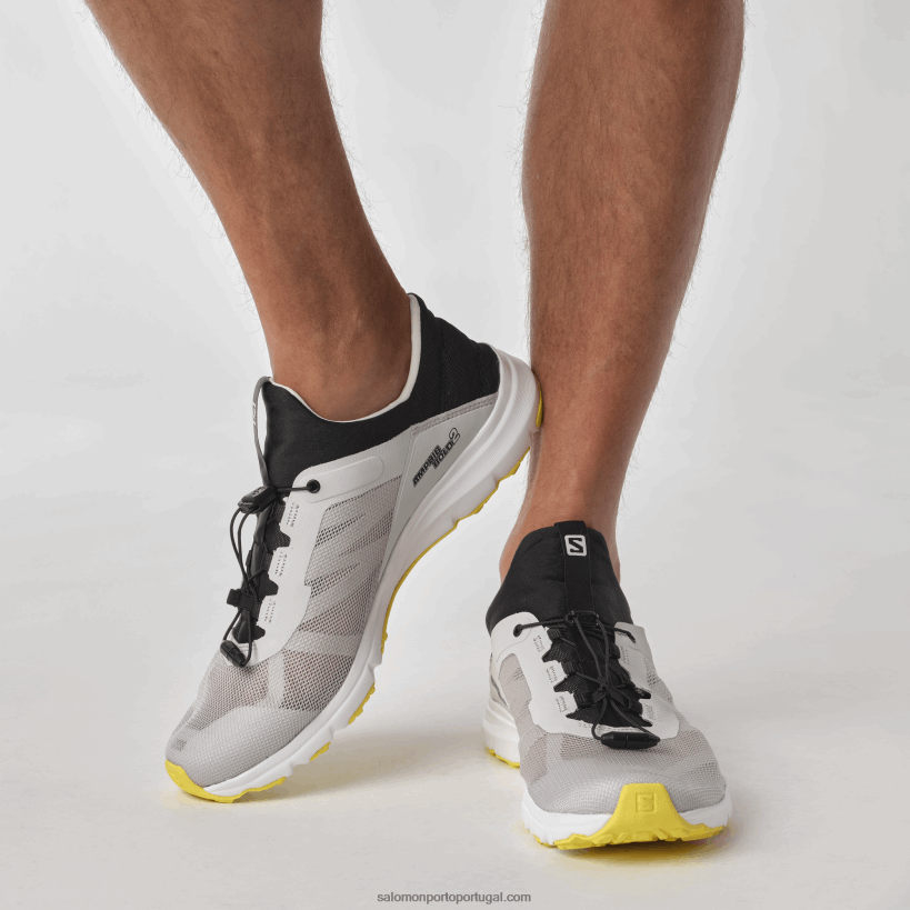 Salomon sandálias de homem - amphib bold 2 04D6V81081 pedra lunar/preto/botão de ouro