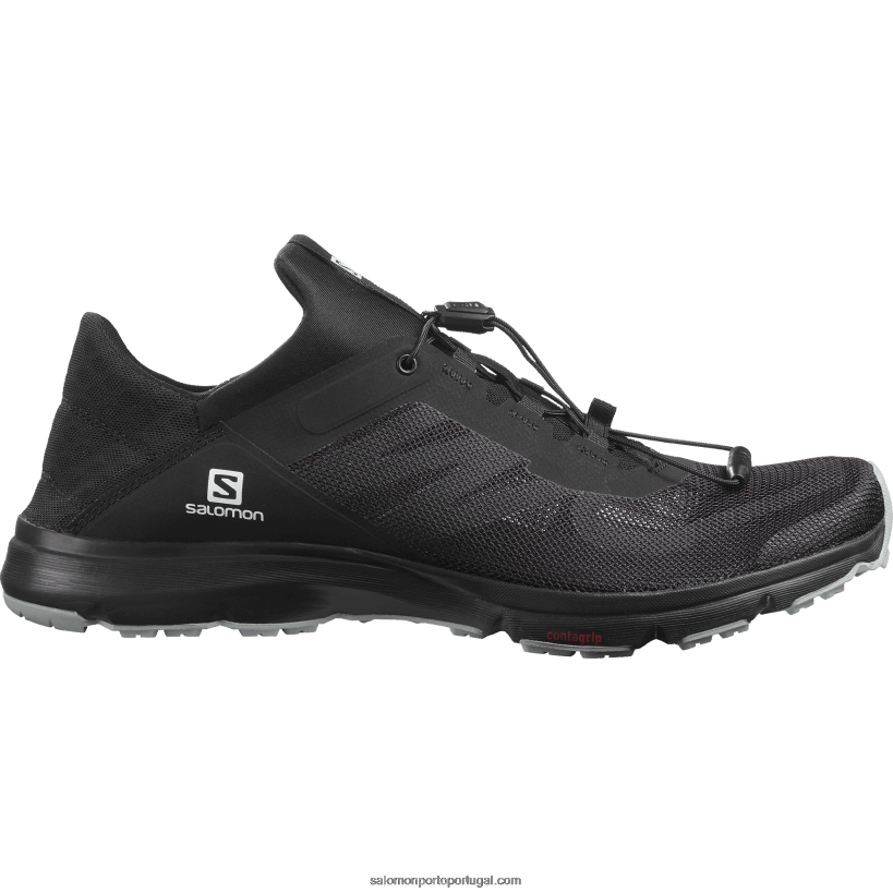 Salomon sandálias de homem - amphib bold 2 04D6V81082 preto/pedreira