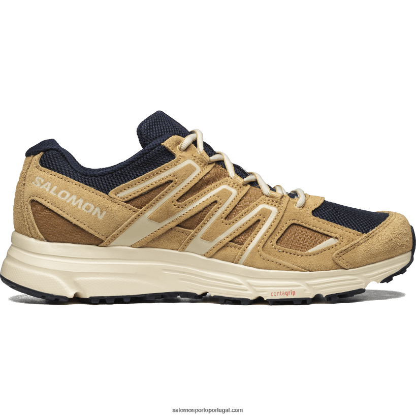 Salomon sapatos esportivos masculinos - camurça x-mission 4 04D6V8164 safira escura/caramelo/borracha