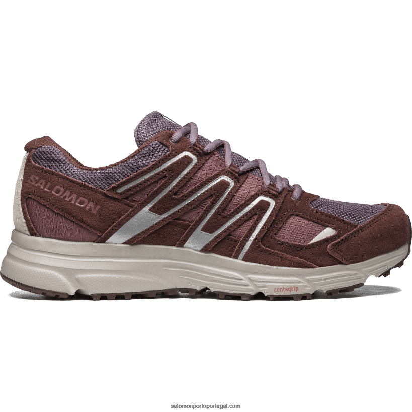 Salomon sapatos esportivos masculinos - camurça x-mission 4 04D6V8166 paisagem lunar/gengibre selvagem/chocolate amargo ltr