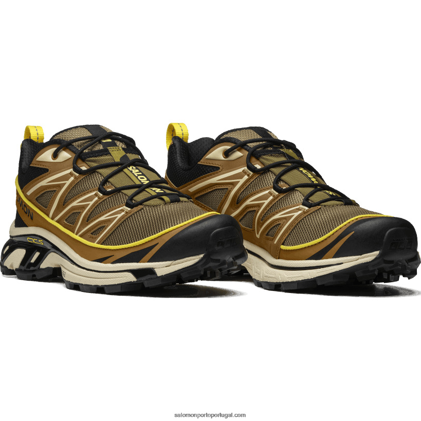 Salomon sapatos esportivos masculinos - extensão xt-6 04D6V8100 tempero cathay/lagarto/botão de ouro