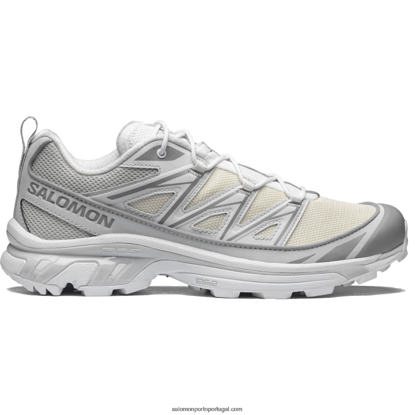 Salomon sapatos esportivos masculinos - extensão xt-6 04D6V8102 gelo de baunilha/branco/liga