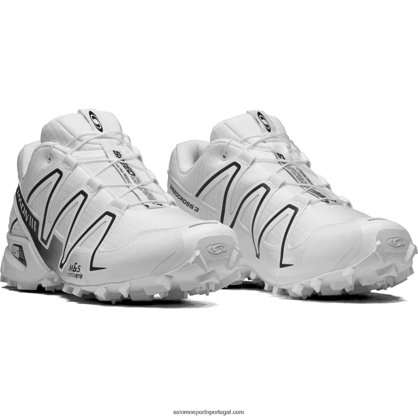Salomon sapatos esportivos masculinos - speedcross 3 04D6V8178 branco/liga