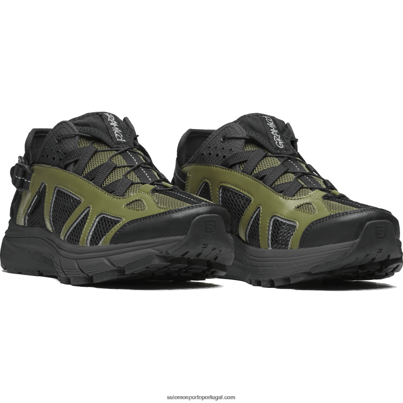 Salomon sapatos esportivos masculinos - techsonic for gramicci 04D6V8208 mayfly/preto/monumento