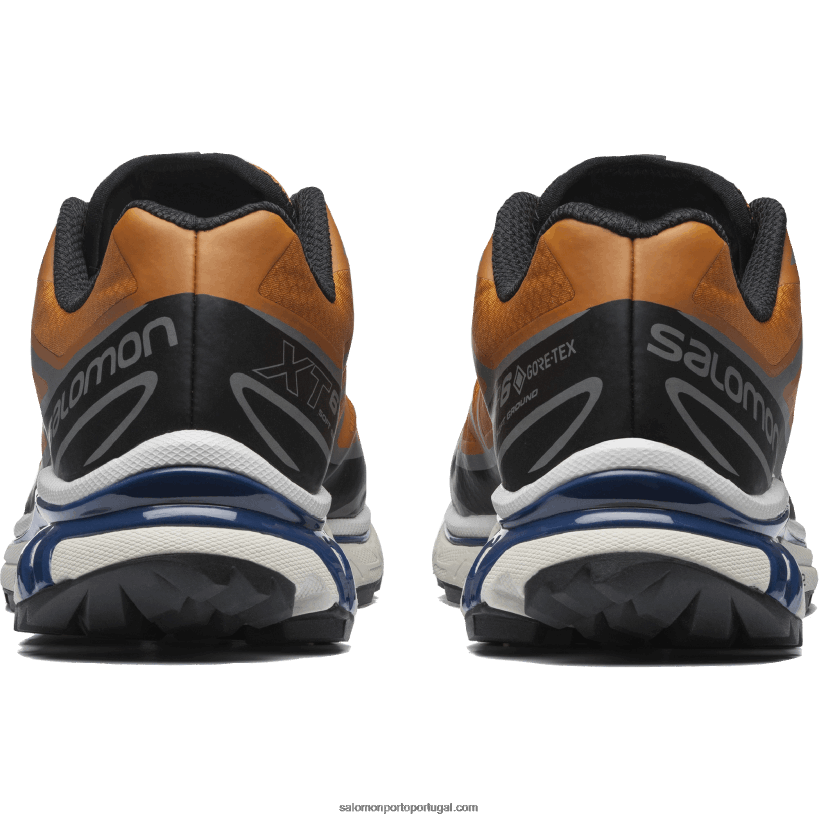 Salomon sapatos esportivos masculinos - utilitário xt-6 gore-tex 04D6V8127 marmelada/preta/peônia azul marinho