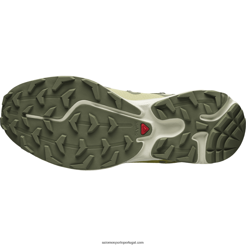 Salomon sapatos esportivos masculinos - utilitário xt-rush 04D6V8123 rola/verde acinzentado/verde líquen profundo