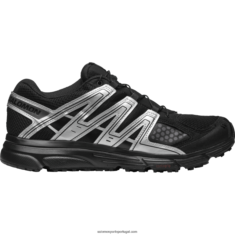 Salomon sapatos esportivos masculinos - x-mission 3 04D6V8204 preto/prata metálico x/ímã