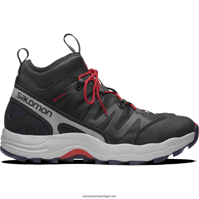 Salomon sapatos esportivos masculinos - xa pro 1 mid gore-tex 04D6V8199 preto/liga/goji berry