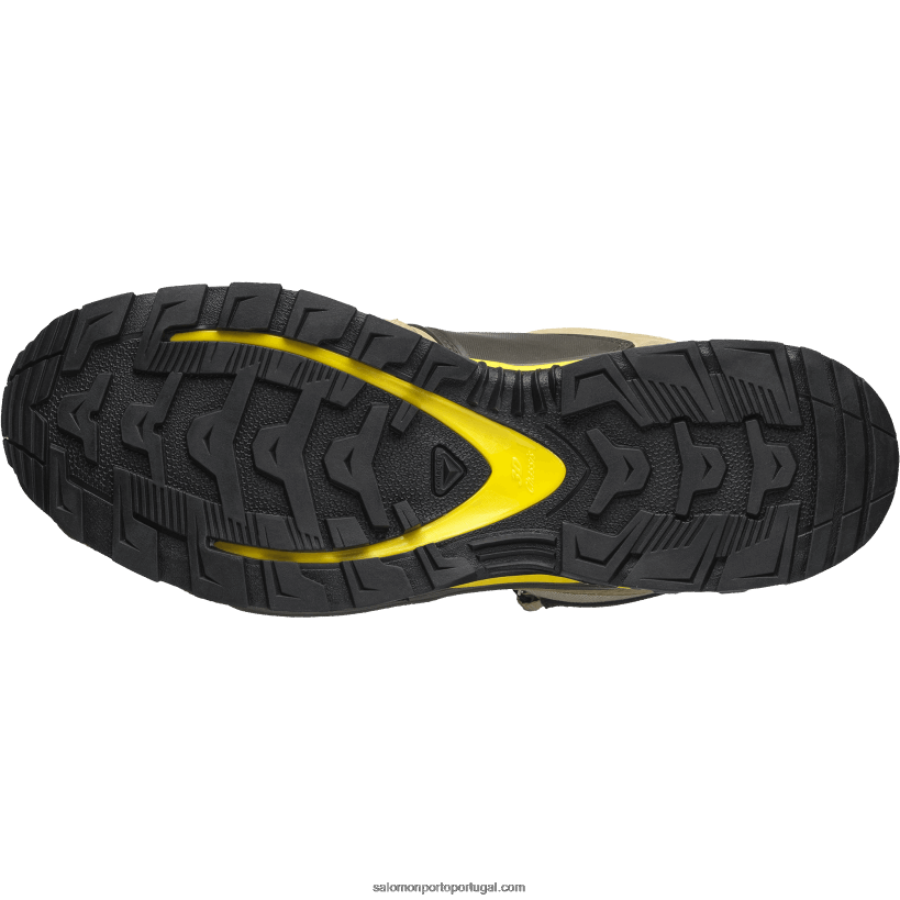 Salomon sapatos esportivos masculinos - xa pro 3d mid gore-tex para melhor loja de presentes 04D6V8137 safari/kelp/império amarelo