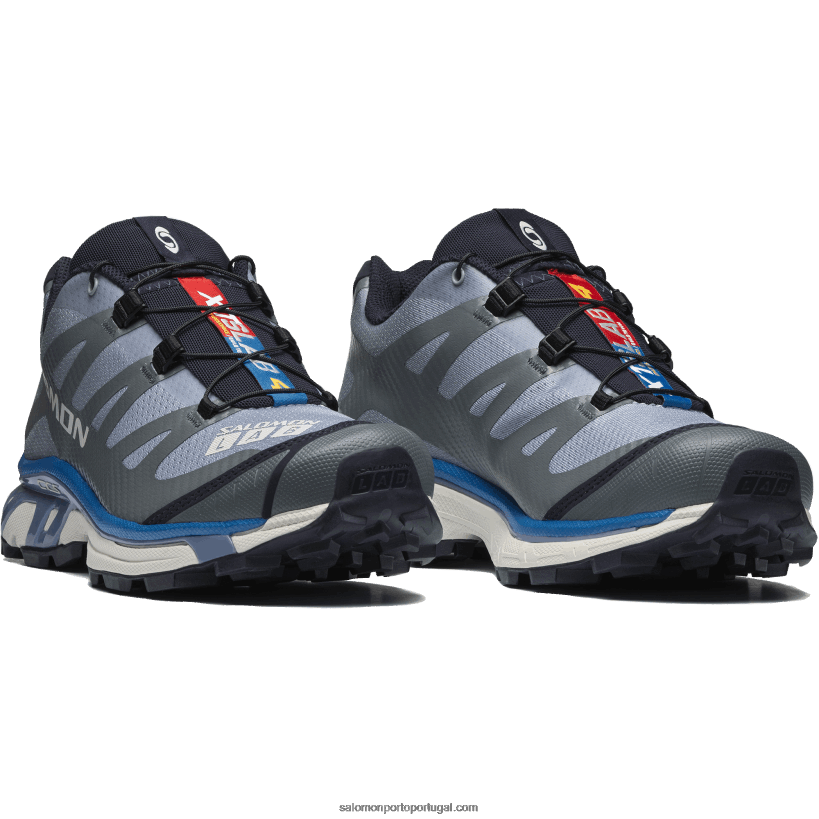 Salomon sapatos esportivos masculinos - xt-4 04D6V8218 tempo tempestuoso/bandeira índigo/nuvem nimbus